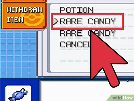 pokemon rare candy cheat