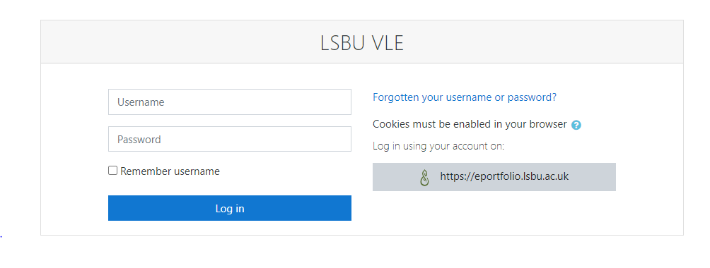 lsbu moodle