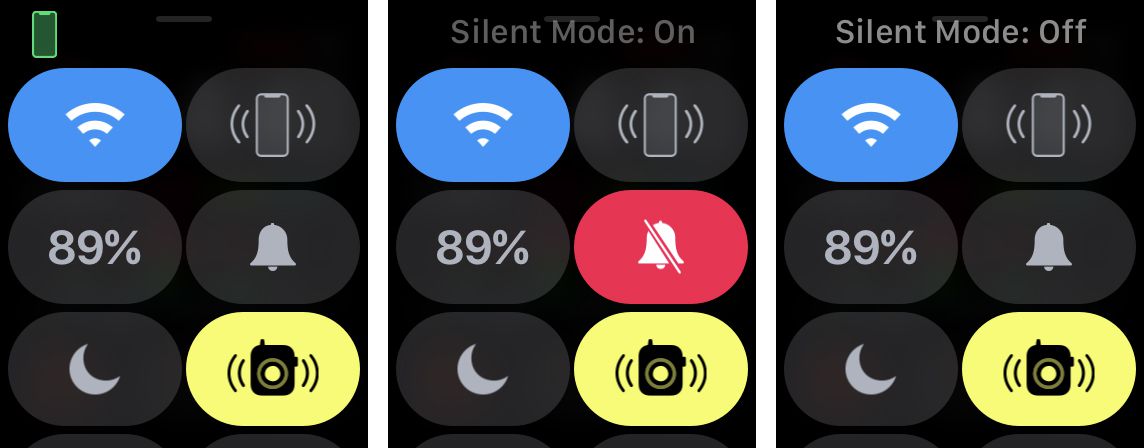 apple watch silent mode