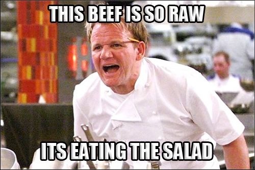 gordon ramsay memes raw