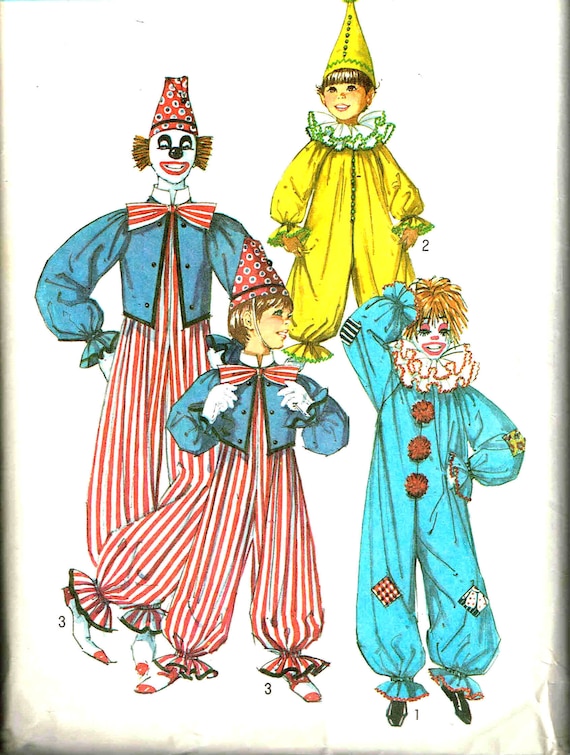 clown costume pattern