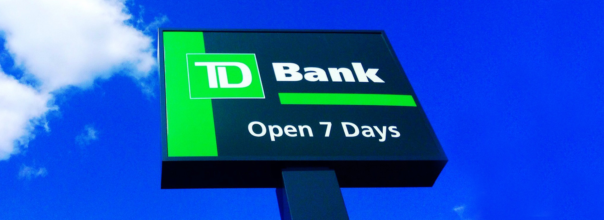 td bank open near me now