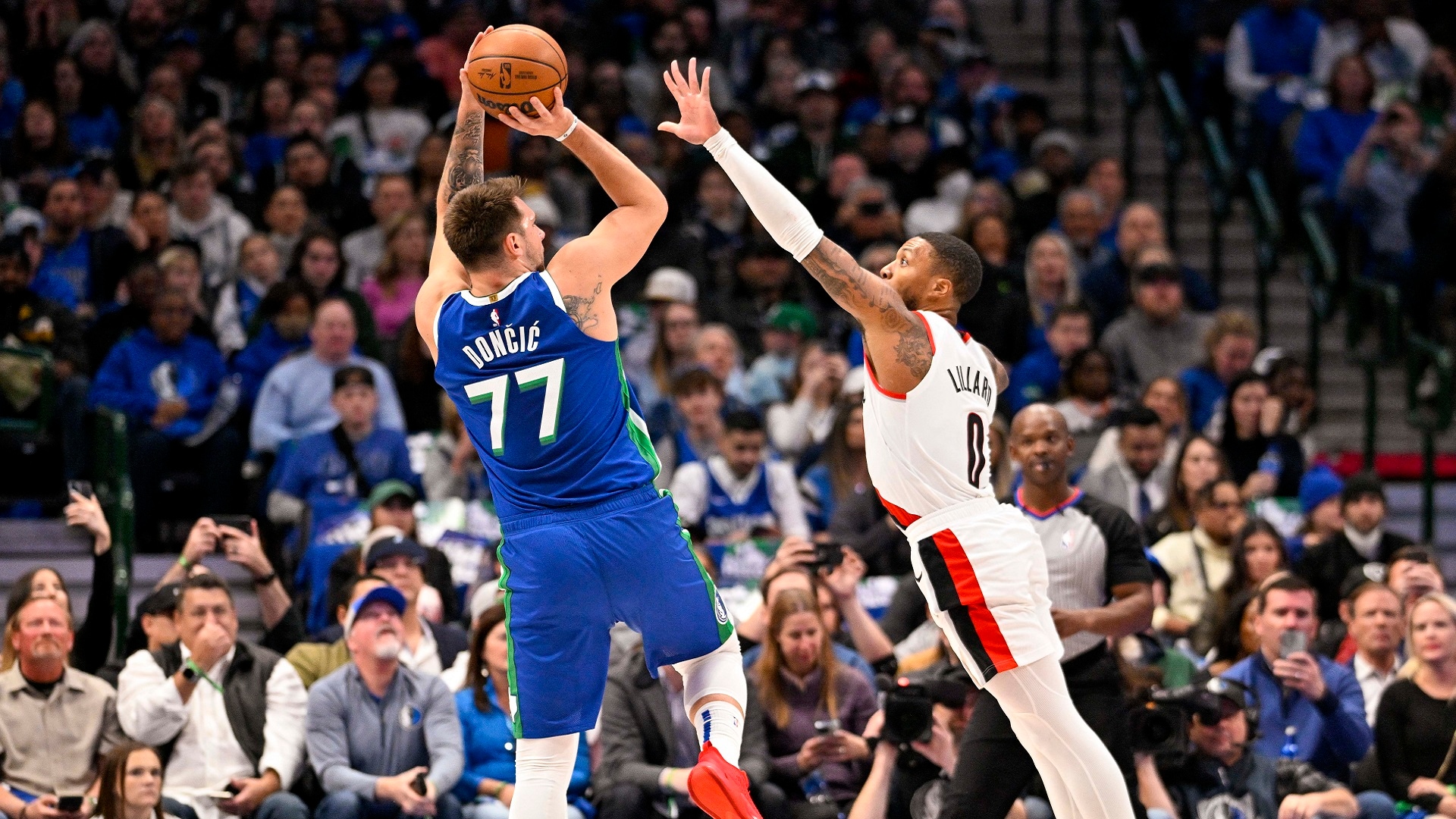 trail blazers vs mavericks