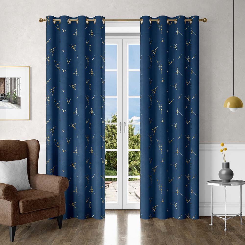 patterned blackout curtains