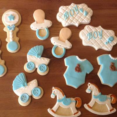 galletas baby shower niño