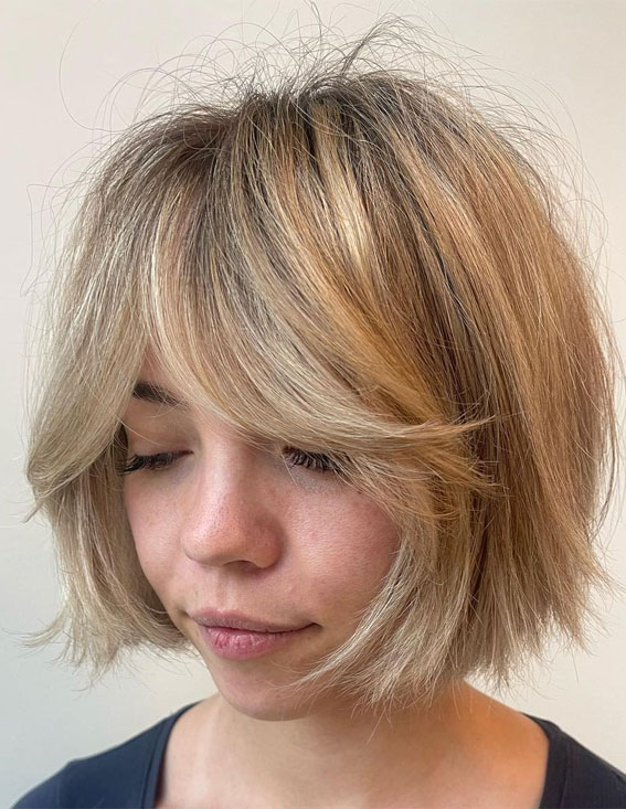 short scruffy bob hairstyles