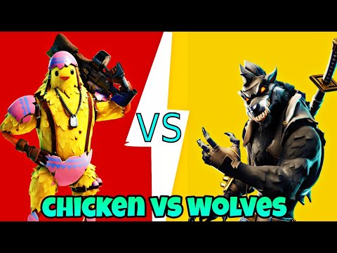 chicken vs wolves fortnite