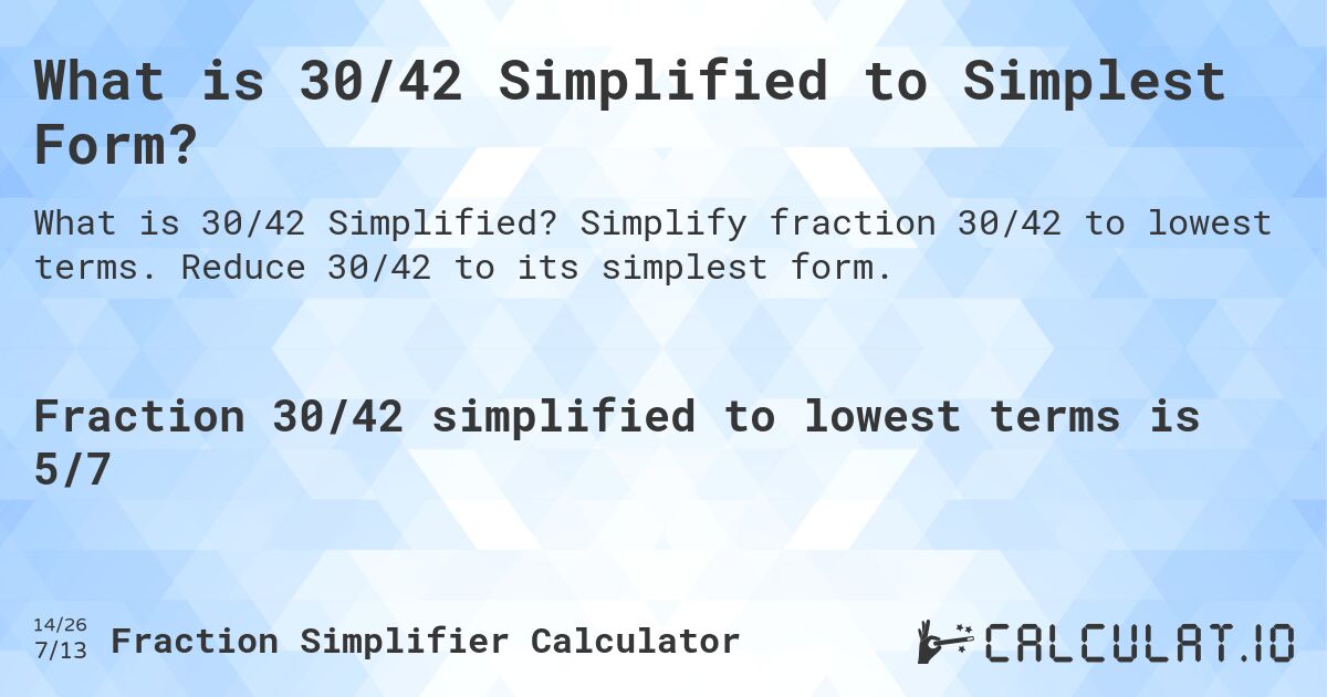 42 30 simplified