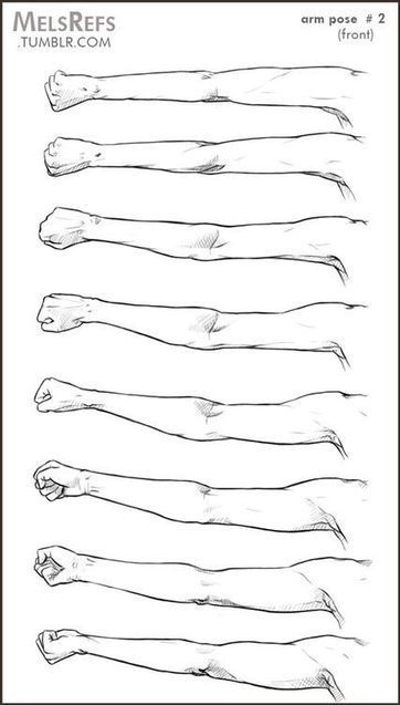 arm drawing reference