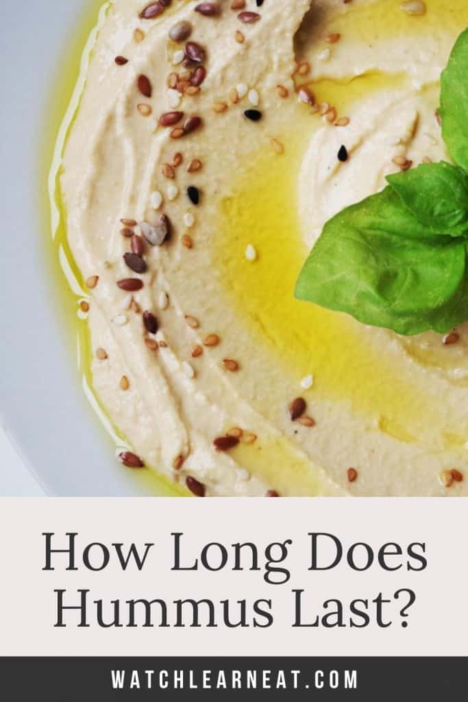 how long does hummus last once opened