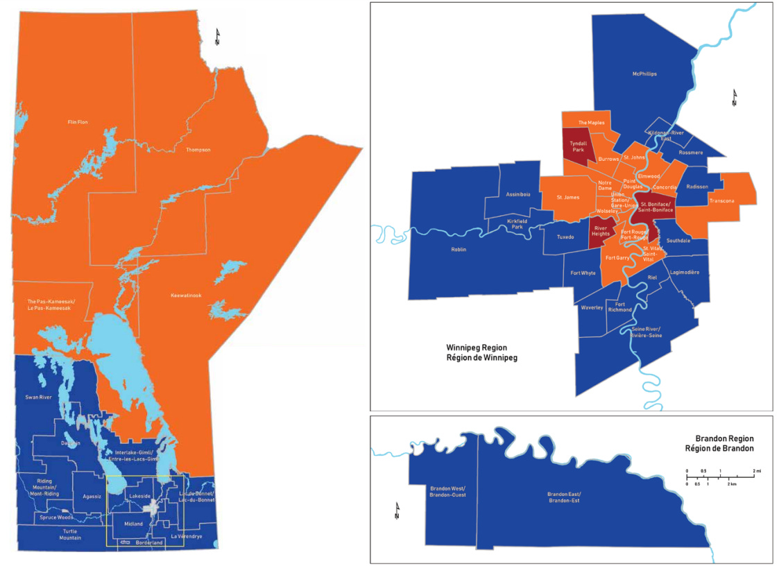 manitoba electoral map