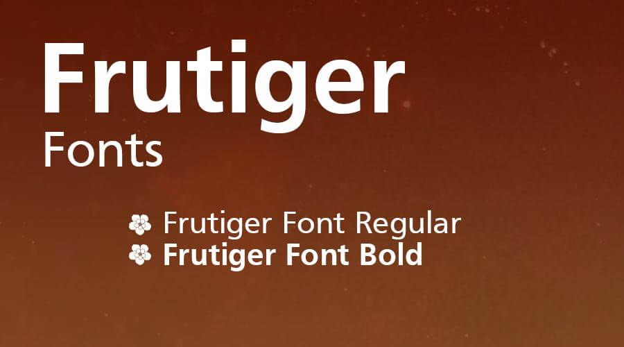 frutiger free download