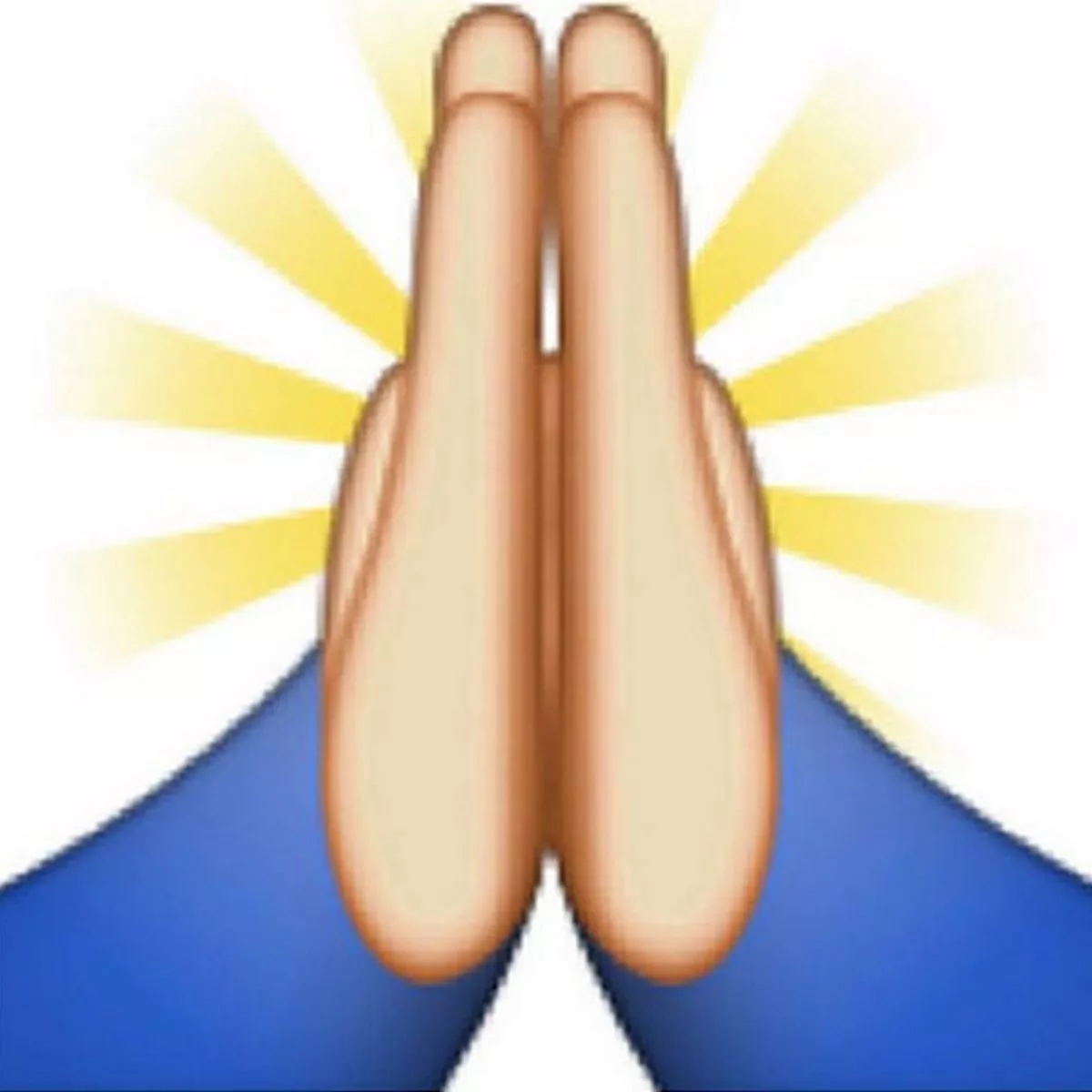 what do prayer hands emoji mean