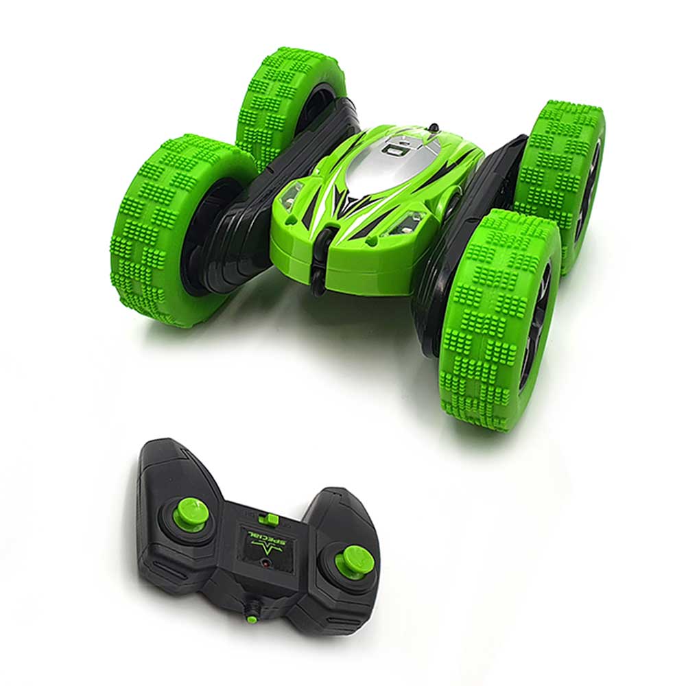 remote control double sided stunt car