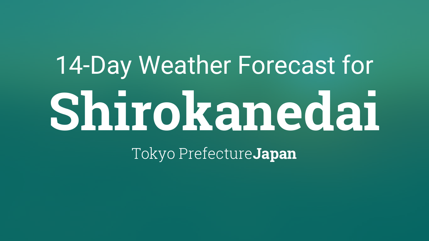 weather tokyo 14 day forecast