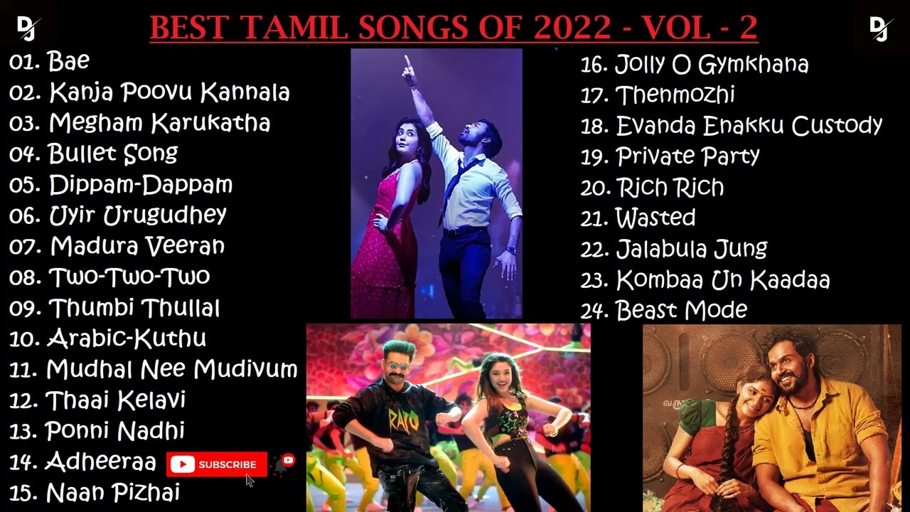 tamil party songs list