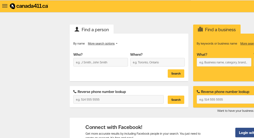 411 canada reverse lookup