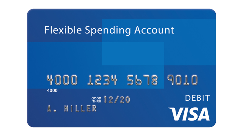 humana spending account card debit visa