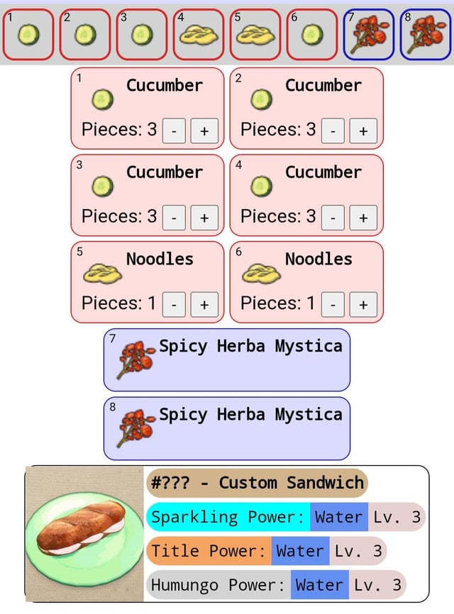 water sandwich pokemon