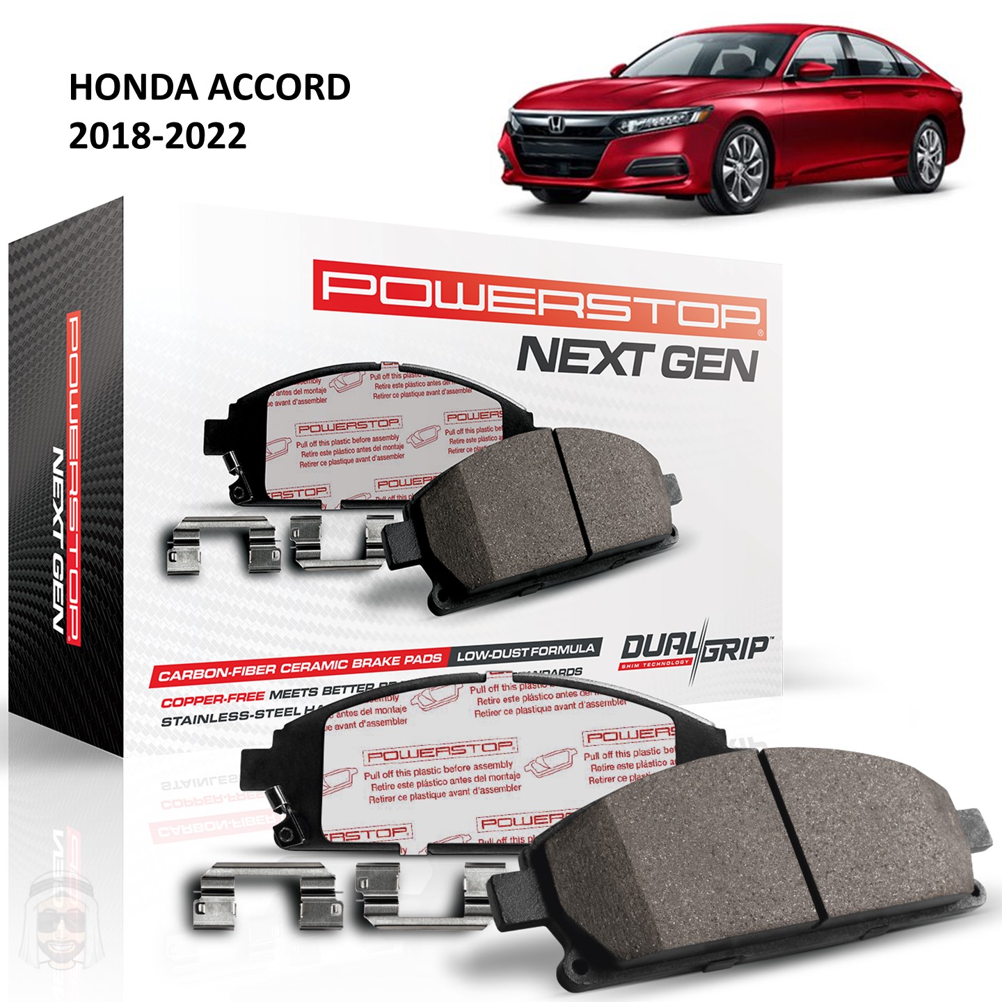 2018 honda accord sport brake pads