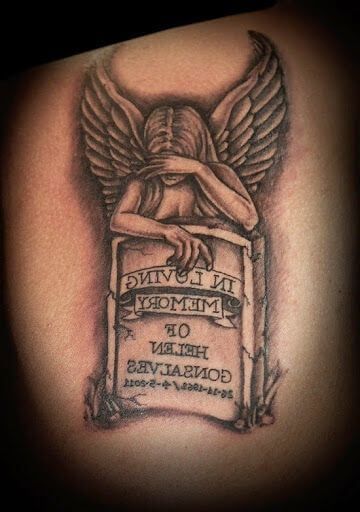 memory angel tattoos