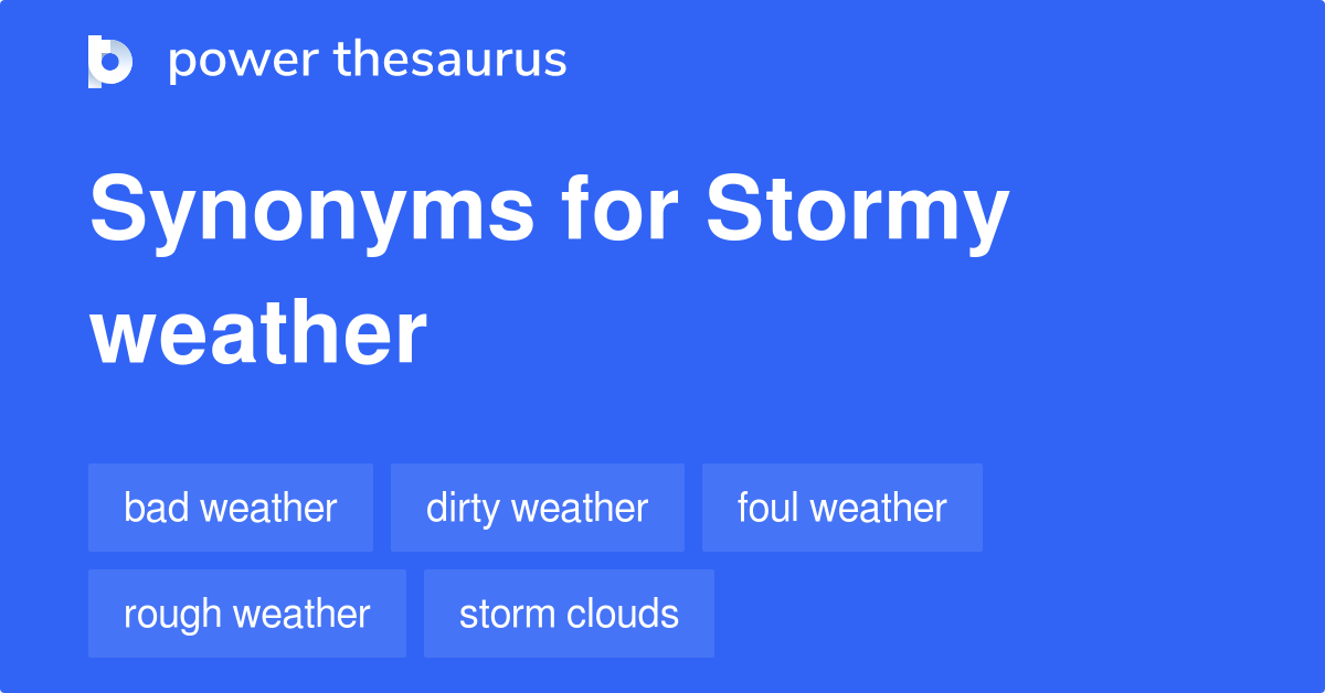 stormy synonym