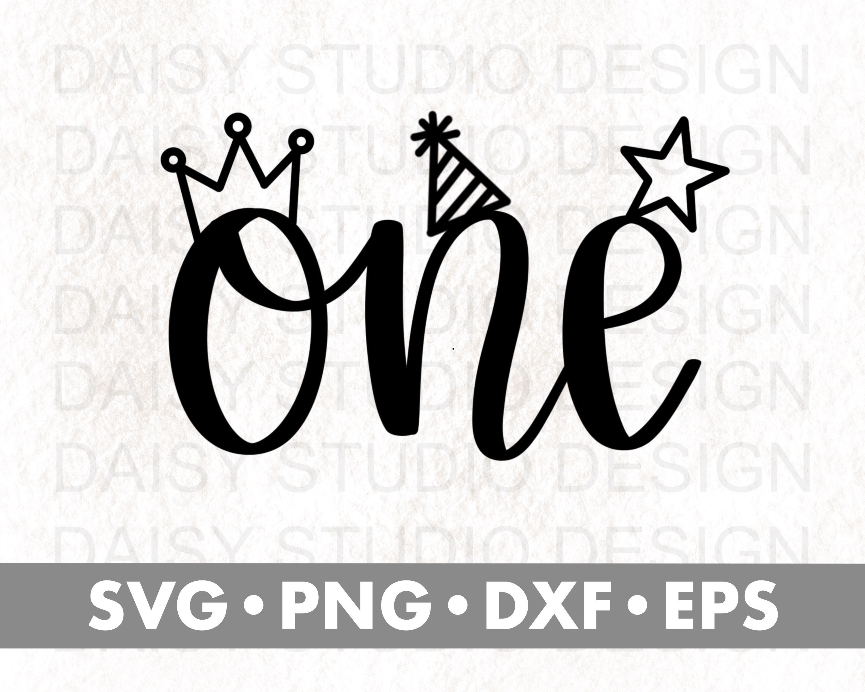 1st birthday svg