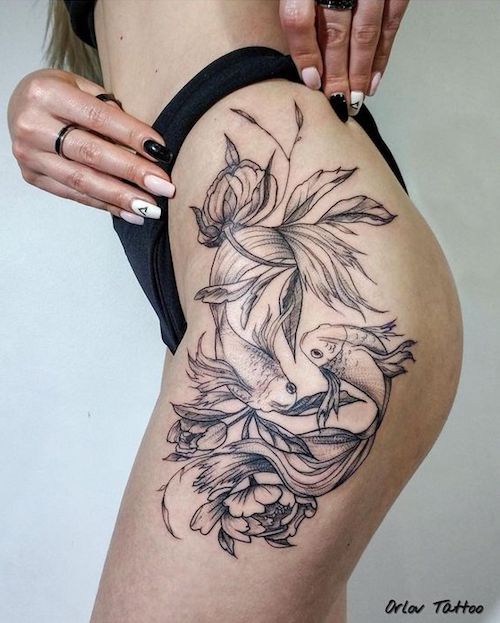 pisces tattoos for females