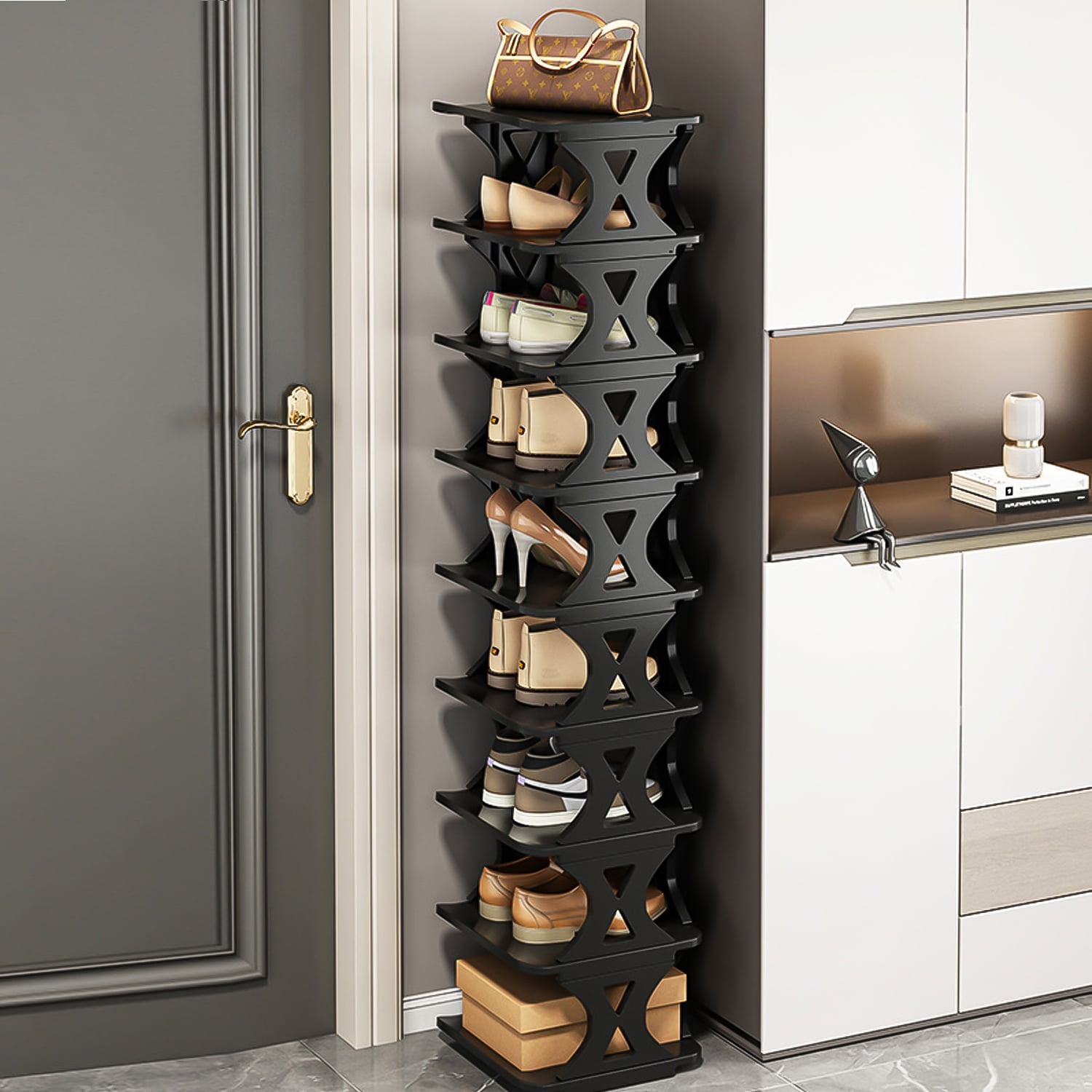 vertical shoe shelf