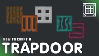 warped trapdoor minecraft