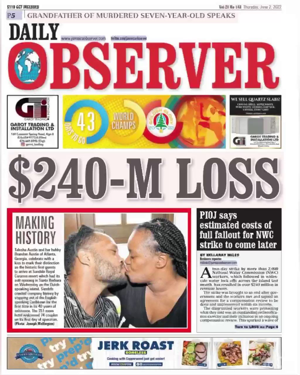 jamaica observer online news today