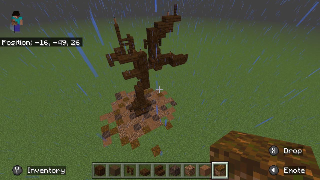 minecraft dead tree