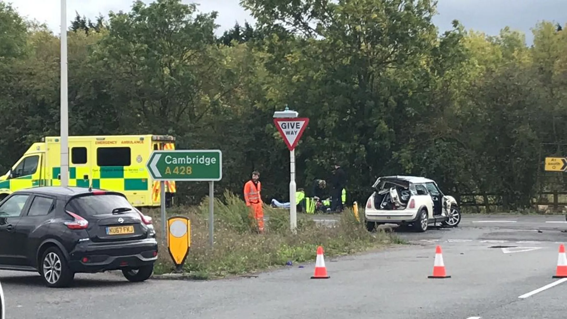 a428 accident today