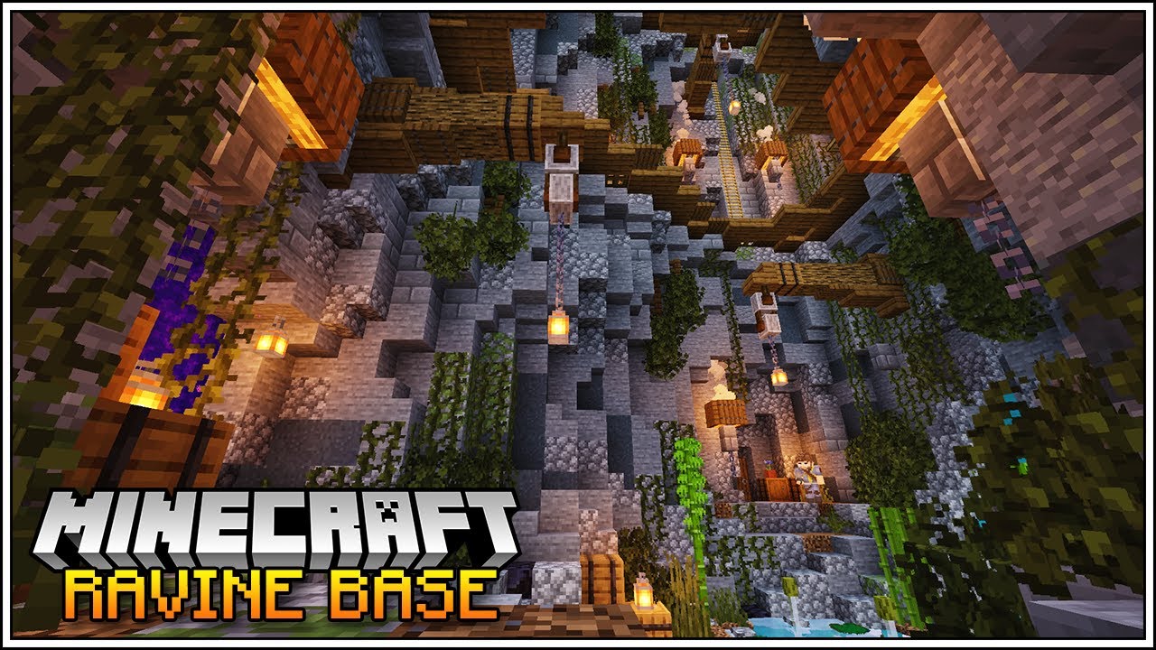 minecraft ravine base