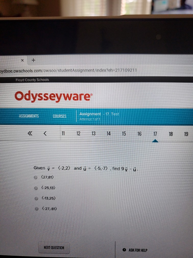 odysseyware assignment answers