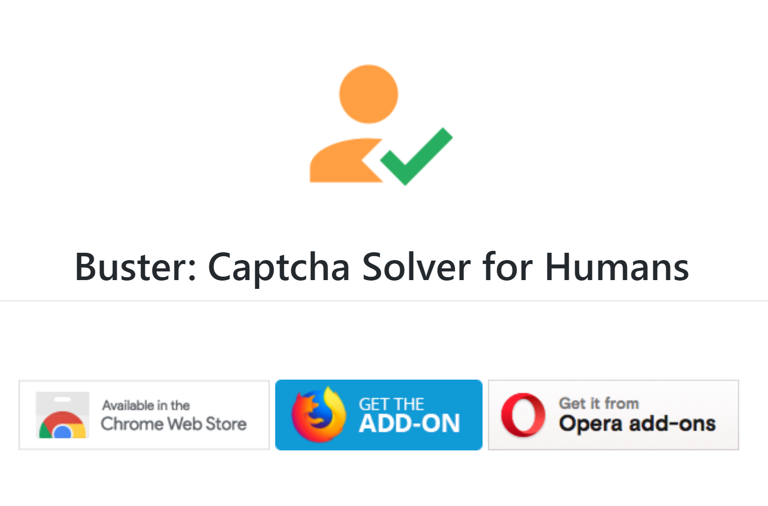 buster: captcha solver for humans