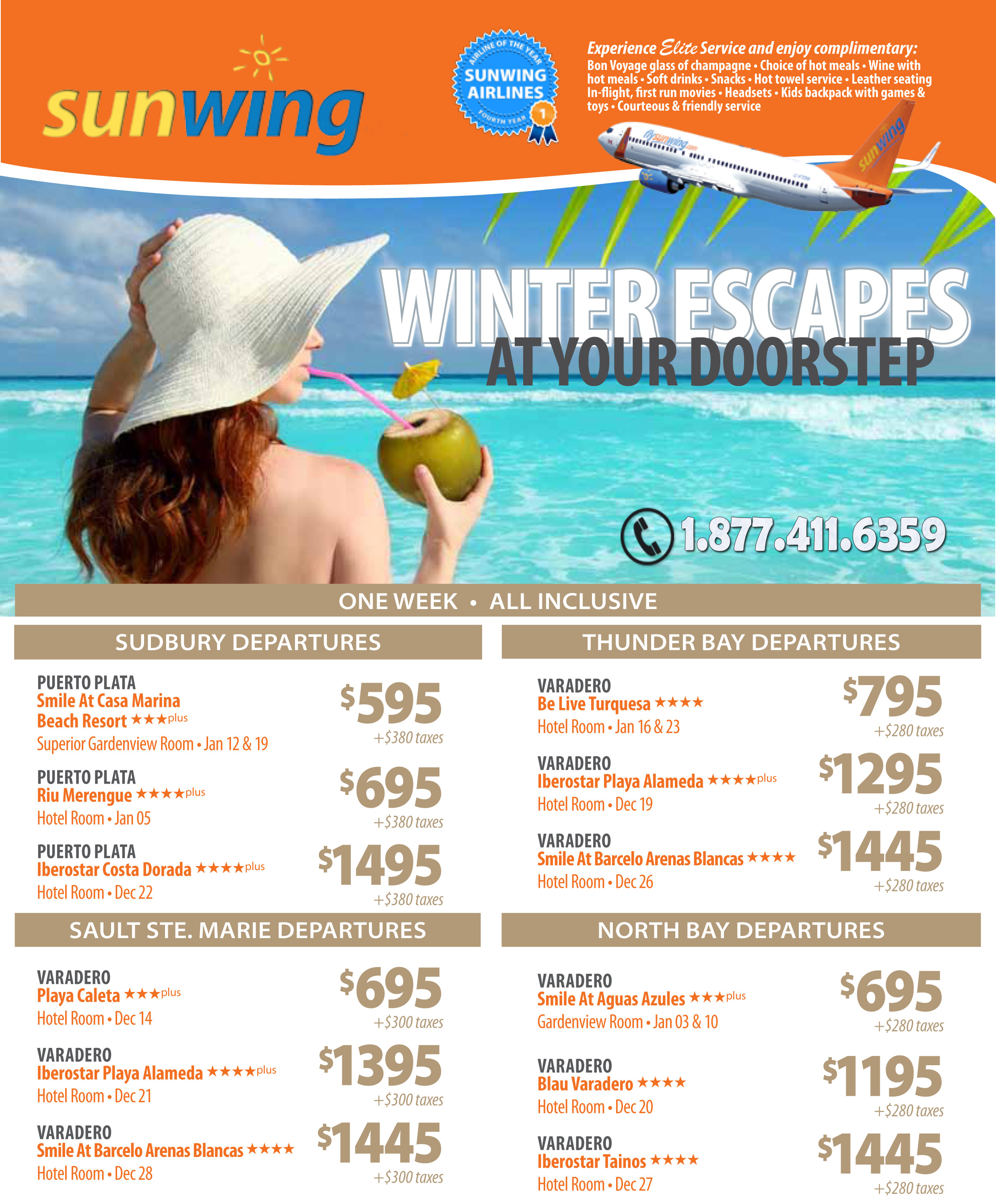 sunwing vacations last minute deals