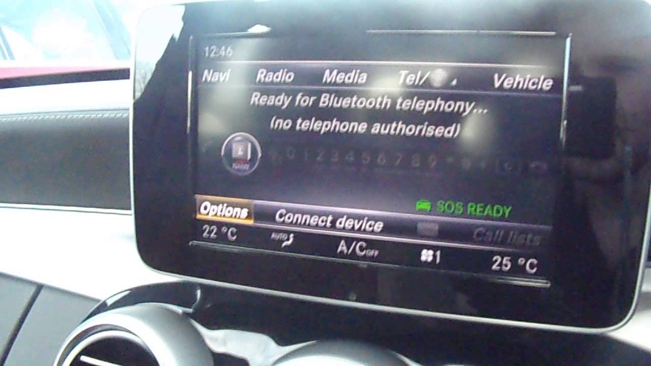 how to connect bluetooth to mercedes benz