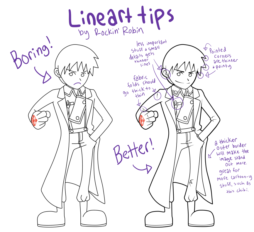 tips for lineart