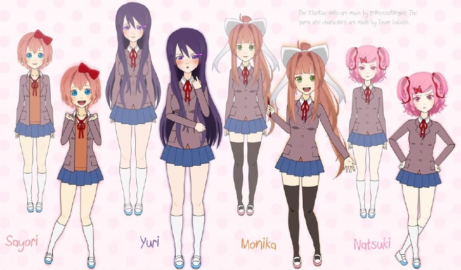 doki doki characters