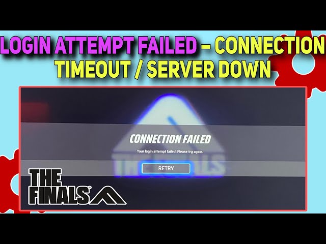 login attempt failed the finals ps5