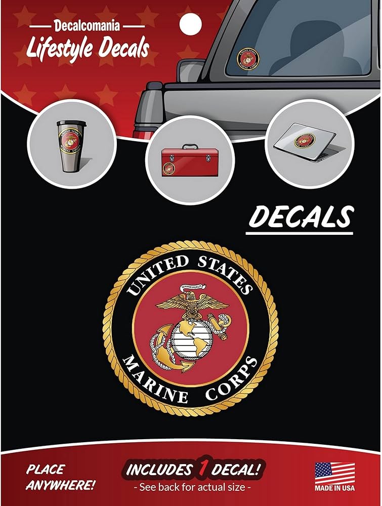 marine car stickers