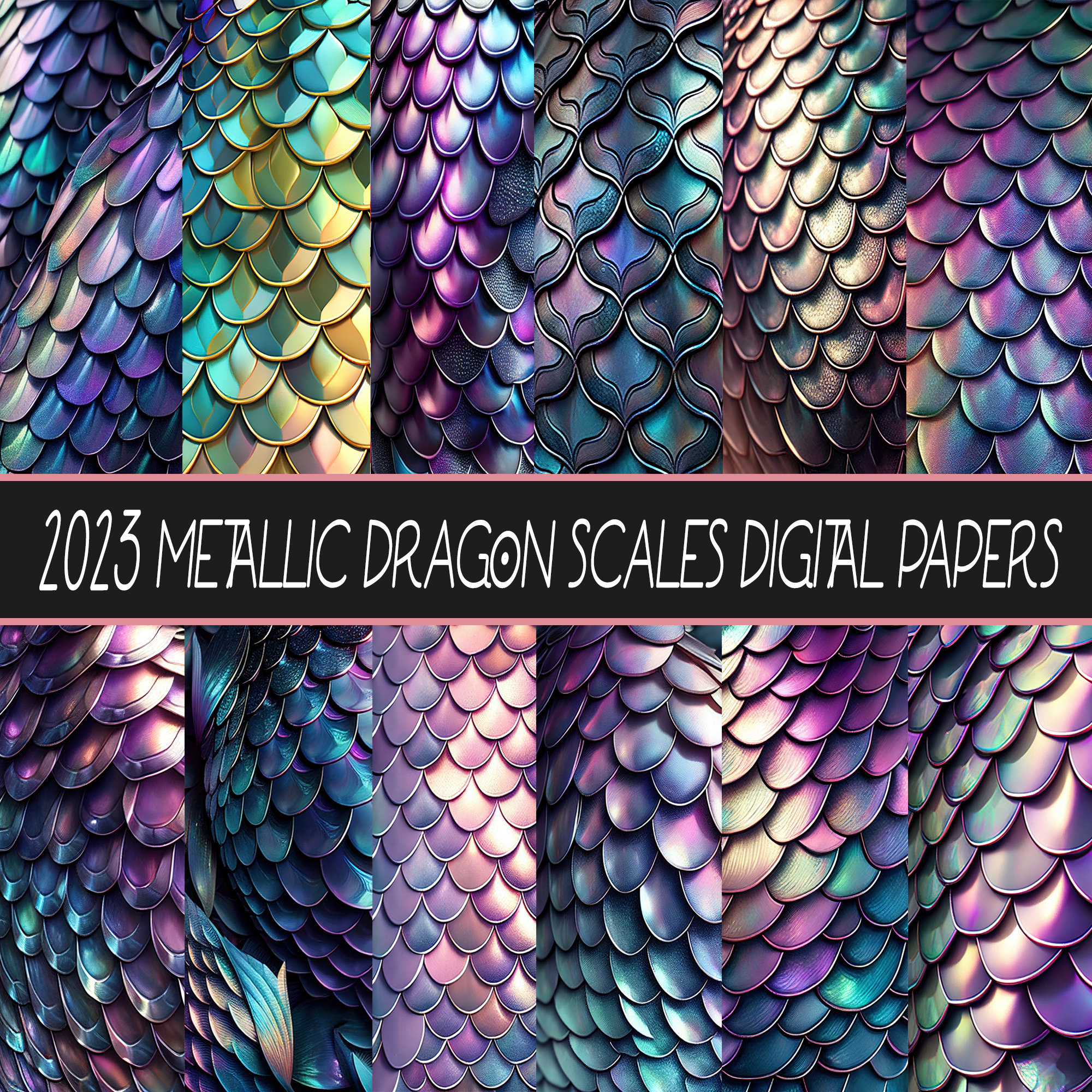 realistic dragon scales