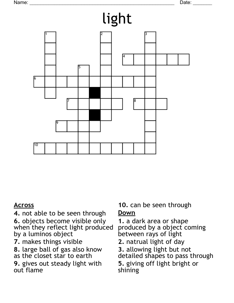 gives the green light crossword