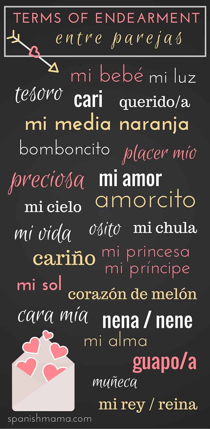 spanish names of endearment