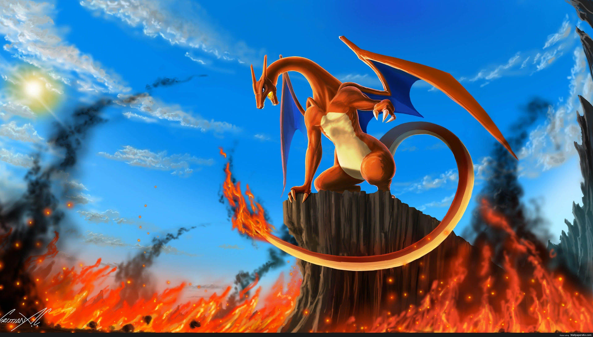 charizard wallpaper 4k