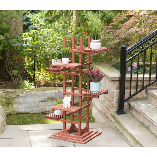 outdoor plant stands lowes