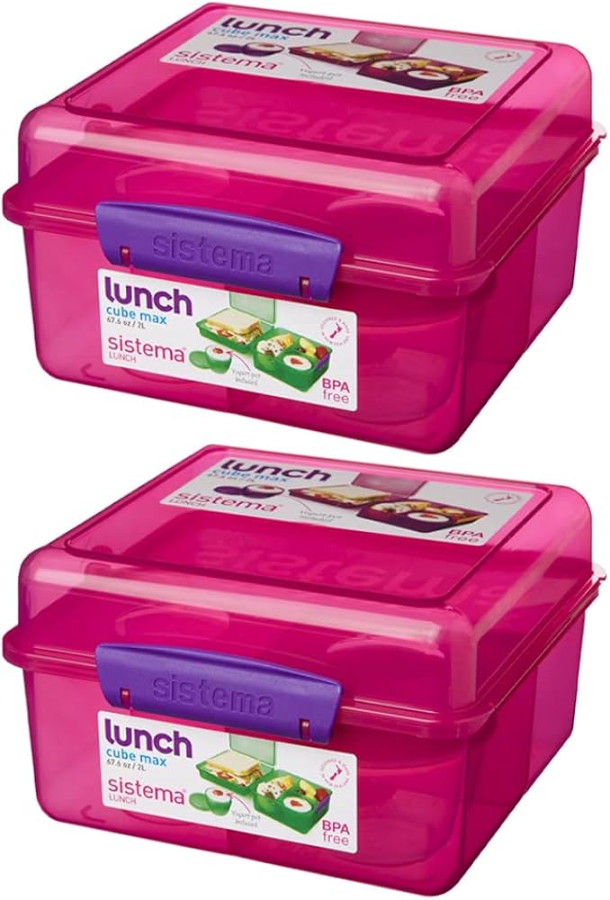 sistema pink lunch box