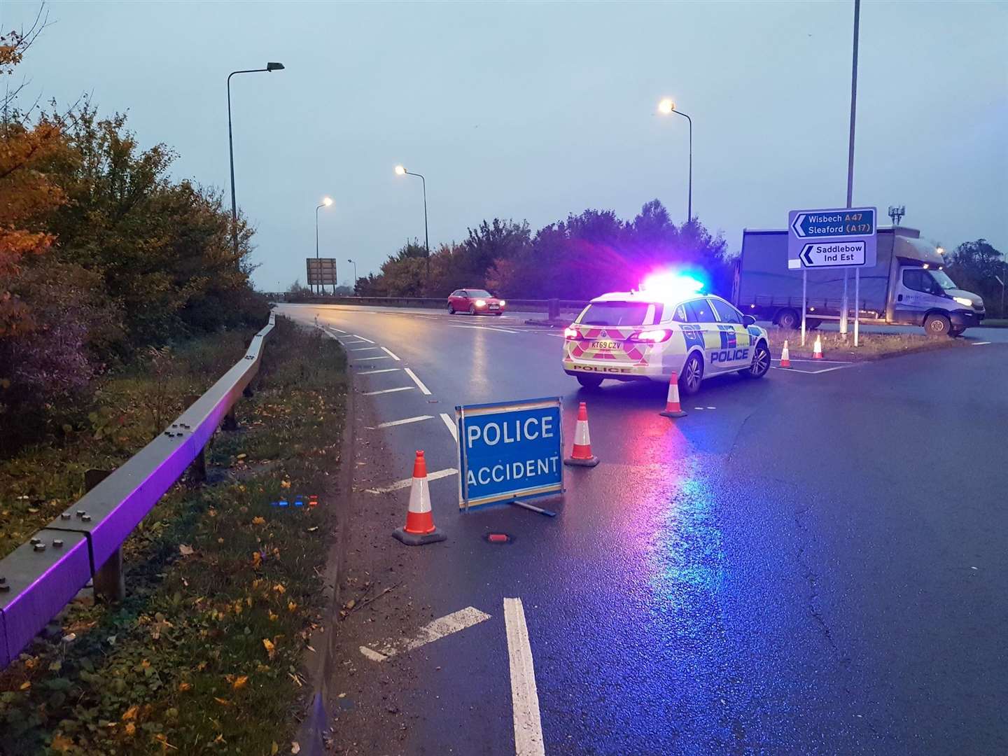 accident on a47 yesterday