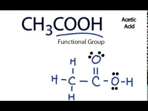 acetic acid lewis dot structure